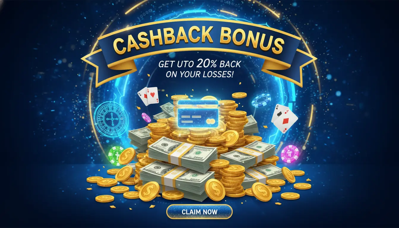 Heroes casino cashback bonus